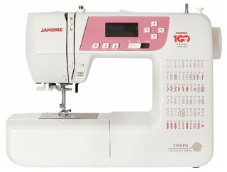

Швейная машина Janome 3160 PG белый/розовый