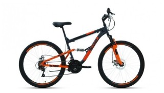 

Велосипед взрослый Altair MTB FS 26 2.0 D темно-серый/оранжевый (RBK22AL26074)
