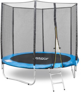 

Батут Happy Jump Pro 252см 8ft с внешней сеткой и лестницей