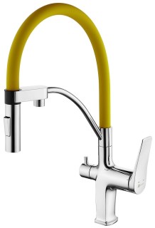 

Смеситель для кухни Lemark Comfort LM3074C-Yellow