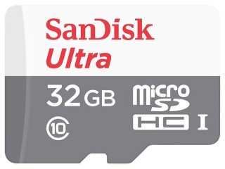 

Карта памяти Sandisk microSDHC 32Gb Class10 SDSQUNR-032G-GN3MA Ultra Light + адаптер