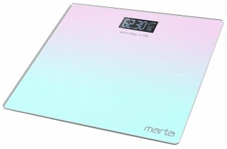 

Напольные весы Marta MT-SC1691 лилово-бирюзовый