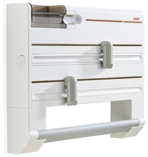 

Кухонная принадлежность Leifheit Parat Plus белый/серый Кухонный рулонодержатель (25723)