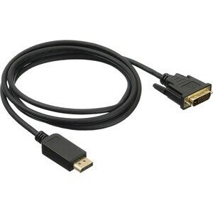 Фото - Кабель Buro 1.1v DisplayPort (m) - DVI-D (Dual Link) (m) 3м GOLD черный (bhp dpp_dvi-3) переходник displayport to dvi d hp fh973aa