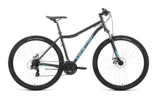 

Велосипед взрослый Forward SPORTING 29 2.0 D черный/бирюзовый (RBK22FW29921)