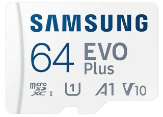 

Карта памяти Samsung EVO PLUS microSDXC 64Gb Class10 MB-MC64KA/RU (+ adapter)