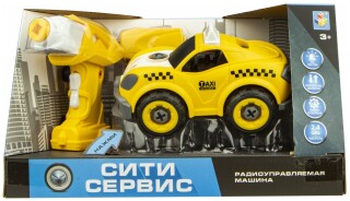 

Игрушка на радиоуправлении 1 TOY Сити-сервис такси (Т16966)
