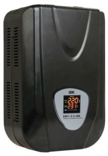 

Стабилизатор напряжения IEK Extensive 5кВА однофазный черный (IVS28-1-05000)