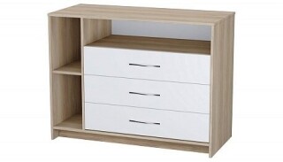 

Комод Polini Kids Simple 2110 вяз-белый (2кор)