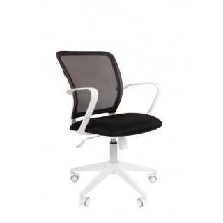 

Кресло Chairman 698 белый пластик TW-11/TW-01 черный