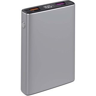 

Внешний аккумулятор TFN Steel Mini LCD PD 10000mAh grey (PB-274-GR)