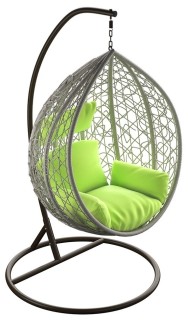

Подвесное кресло Loftyhome NONI 1147 GREY SPOTS/GREEN