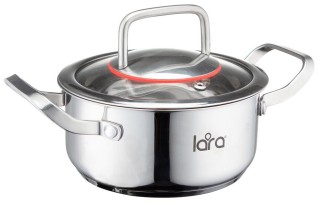 

Кастрюля LARA LR02-503 нержавеющая сталь
