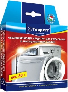 

Средство для ухода за техникой Topperr 3220 Обезжиривающее средство для стиральных и ПММ, 50 г