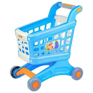 

Игровой набор Полесье Тележка для маркета Натали голубая (91505)