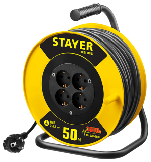 

Удлинитель Stayer MS 315 50м, 4 гнезда (55078-50)