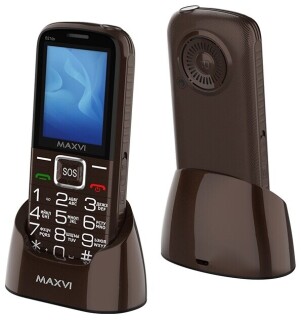 

Телефон Maxvi B21ds brown