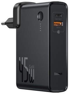 

Внешний аккумулятор Baseus GaN 10000mAh 45W Black (PPNLD-C01)