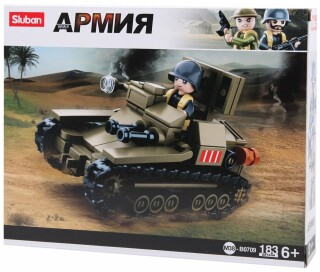 

Конструктор Sluban Вторая мировая война. Итальянская армия. Танк 183 дет. (M38-B0709)