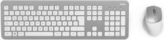

Комплект мыши и клавиатуры HAMA KMW-700 белый (r1182676)