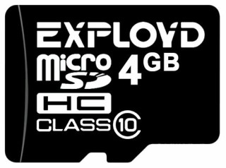 

Карта памяти EXPLOYD MicroSDHC 4GB Class10