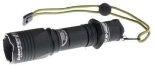 

Фонарь портативный Armytek Dobermann XP-L HI черный/белый (F02003BC)