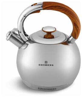 

Чайник для плиты Edenberg EB-7006S серебристый/коричневый 3л