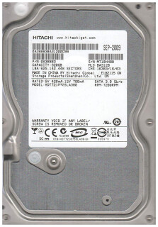 

Жесткий диск Hitachi Deskstar 7K1000.C 320GB (HDT721032SLA380)