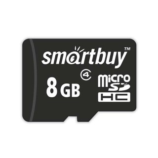 

Карта памяти Smartbuy MicroSDHC 8GB Сlass4 +адаптер