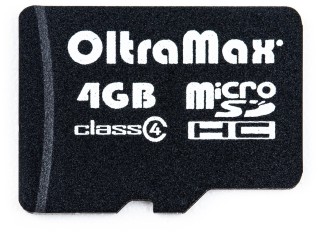 

Карта памяти Oltramax MicroSDHC 4GB Class4