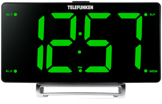

Радиочасы Telefunken TF-1711U (черный с зеленым)