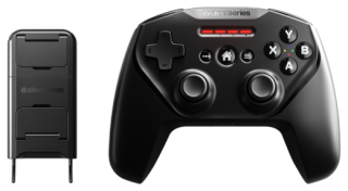 

Геймпад Steelseries Nimbus+ черный (с держателем для телефона) (69089)