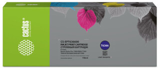 

Картридж Cactus CS-EPT636600 T6366 светло-пурпурный (700мл) (Картридж)