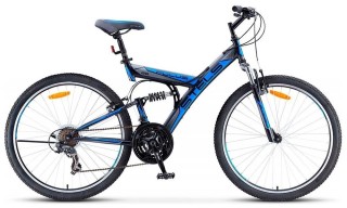 Велосипед взрослый STELS Focus V 26 18-SP V030 18 Темно-синий/синий (LU086305*LU083836) от Imperiatechno