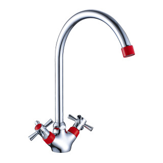 

Смеситель для кухни DECOROOM DR51028-Red