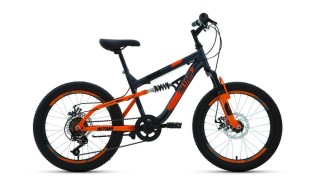 

Велосипед для малышей Altair MTB FS 20 D темно-серый/оранжевый (RBK22AL20049)