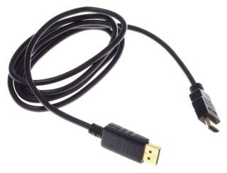 

Кабель BURO DisplayPort (m) - HDMI (m) 1.8м GOLD ф/фильтр черный (bhp ret hdmi_dpp18)