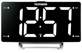 

Радиочасы Telefunken TF-1711U (черный с белым)