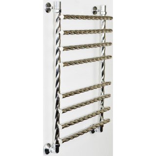 

Полотенцесушитель водяной Двин N braid 80/50 1-3/4-1/2 Универсальный К1, Полированный