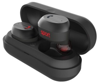 

Наушники Elari NanoPods Sport черный