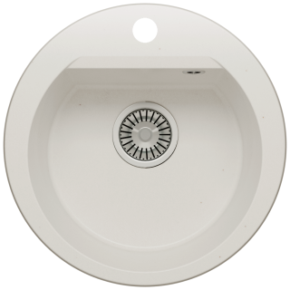 

Кухонная мойка Polygran ATOL-460 Белый Хлопок (N36)