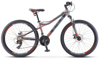 

Велосипед взрослый STELS Navigator-610 MD 26 V040 Серый/красный (LU088701*LU088293*14)