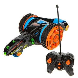 

Игрушка на радиоуправлении 1 TOY Hot Wheels трюковая трёхколёсная машина-перевёртыш чёрная (Т10967)