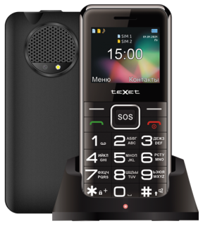 

Телефон TeXet TM-B319 черный