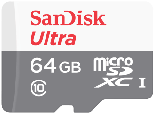 

Карта памяти Sandisk microSDXC 64Gb Class10 SDSQUNR-064G-GN3MN Ultra Light