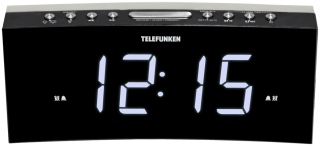 

Радиочасы Telefunken TF-1569U черный/белый