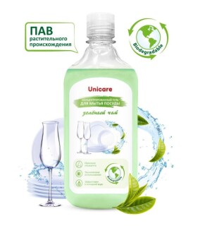 

Средство для мытья посуды Unicare Зеленый чай ПЭТ, флип-топ 0,5л (US107007)