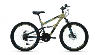 

Велосипед для подростков Altair MTB FS 24 D бежевый/черный (RBK22AL24051)