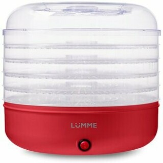 

Сушилка для продуктов Lumme LFD-105 1B PP красный рубин