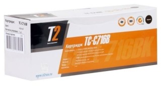

Расходный материал для печати T2 TC-C716B черный